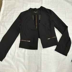 Love tree cropped blazer